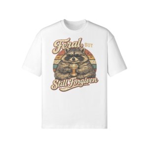 Feral, but Still Forgiven Oversized Tee - Image 3