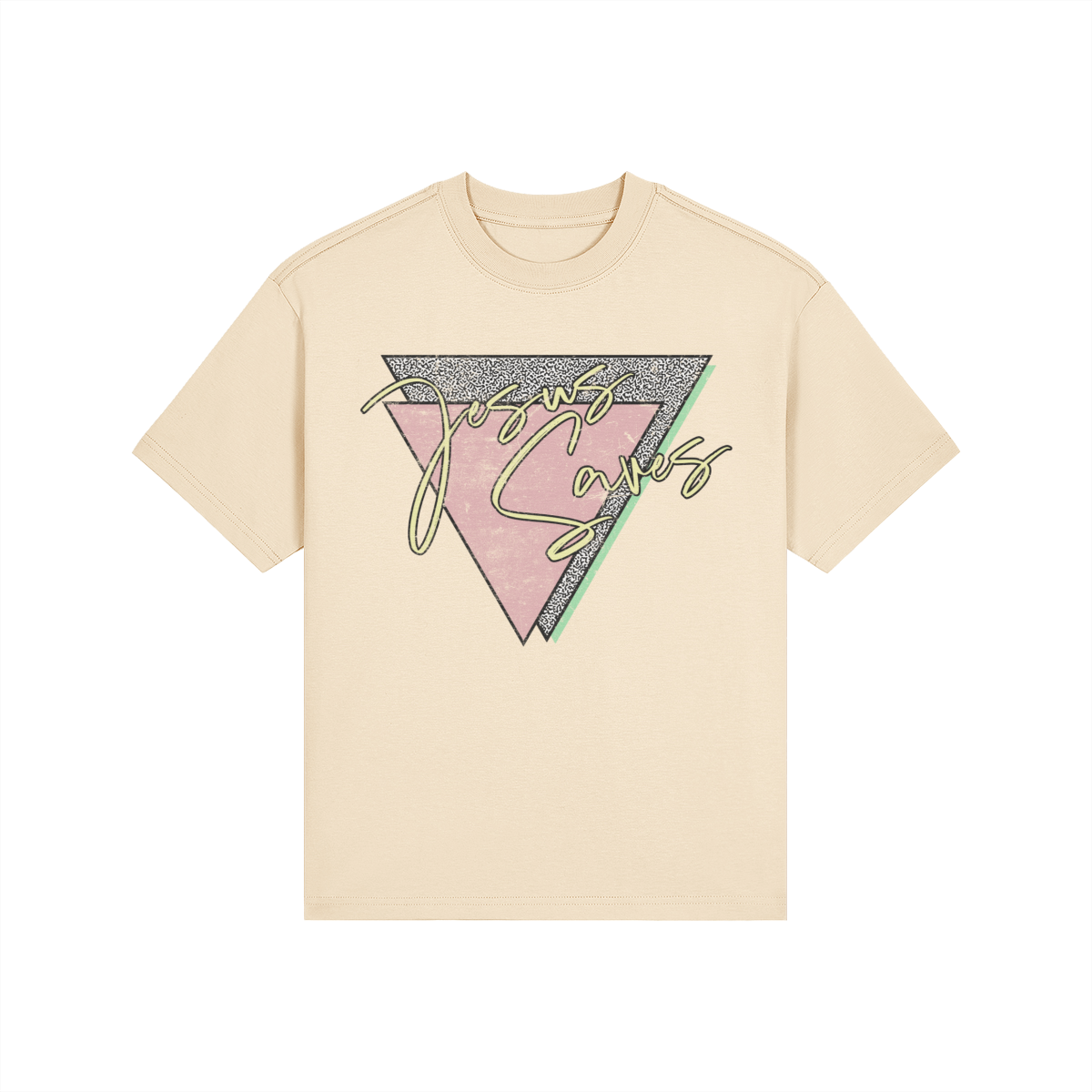 Jesus Saves High-Waisted Classic fit Tee - Image 3