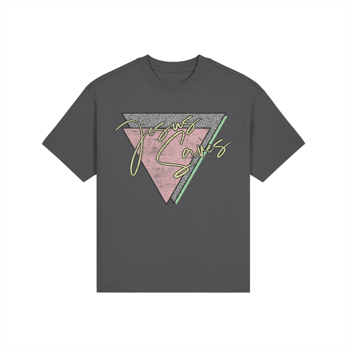 Jesus Saves High-Waisted Classic fit Tee - Image 4