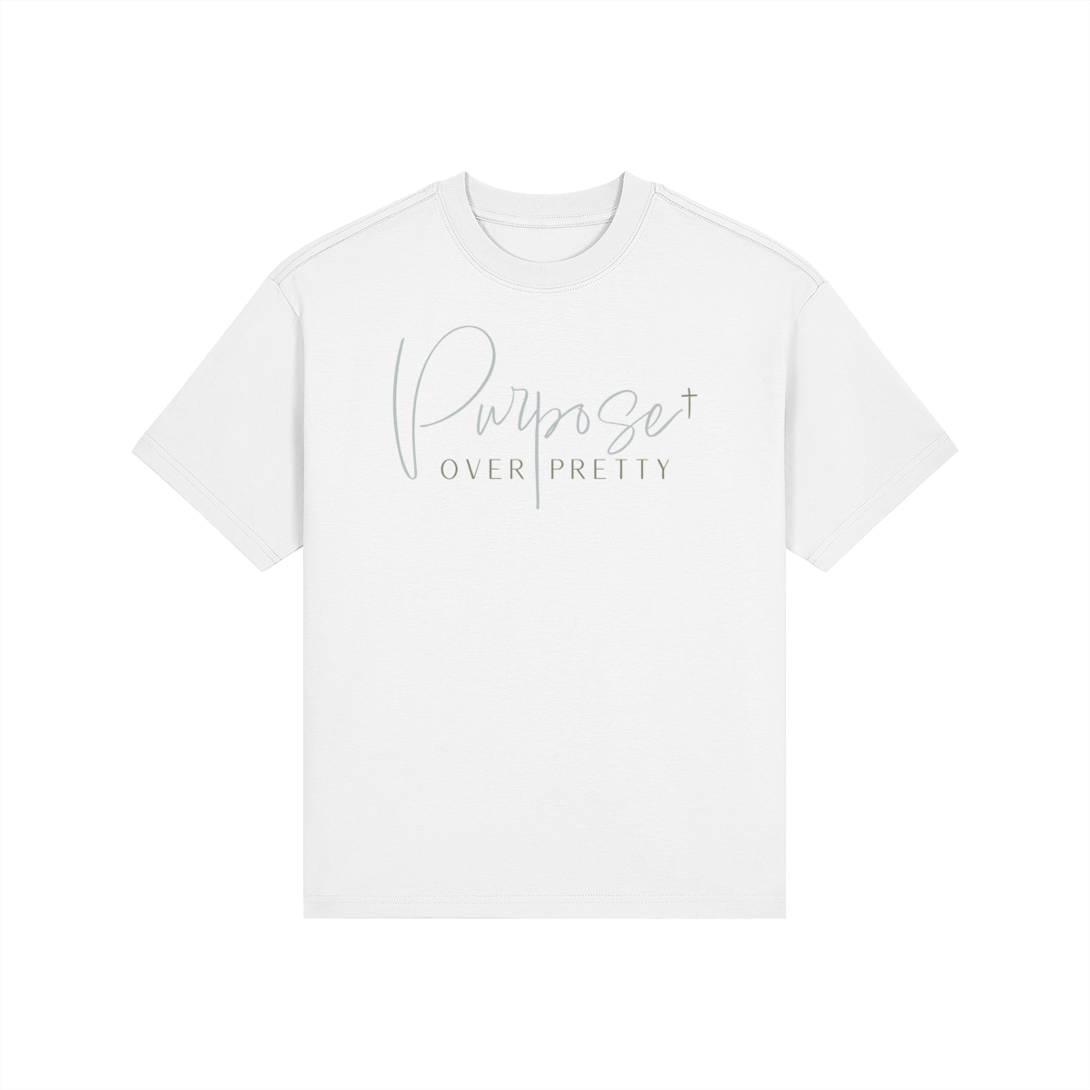 Purpose Over Pretty High-Waisted Classic Fit Tee - Image 1