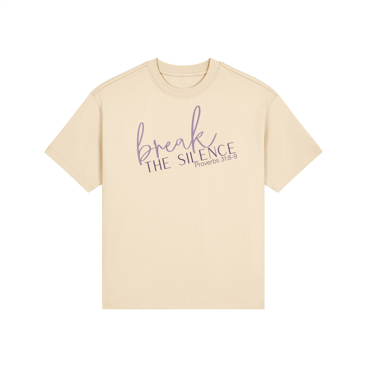 Break the Silence High-Wasted Classic Fit Tee - Image 2